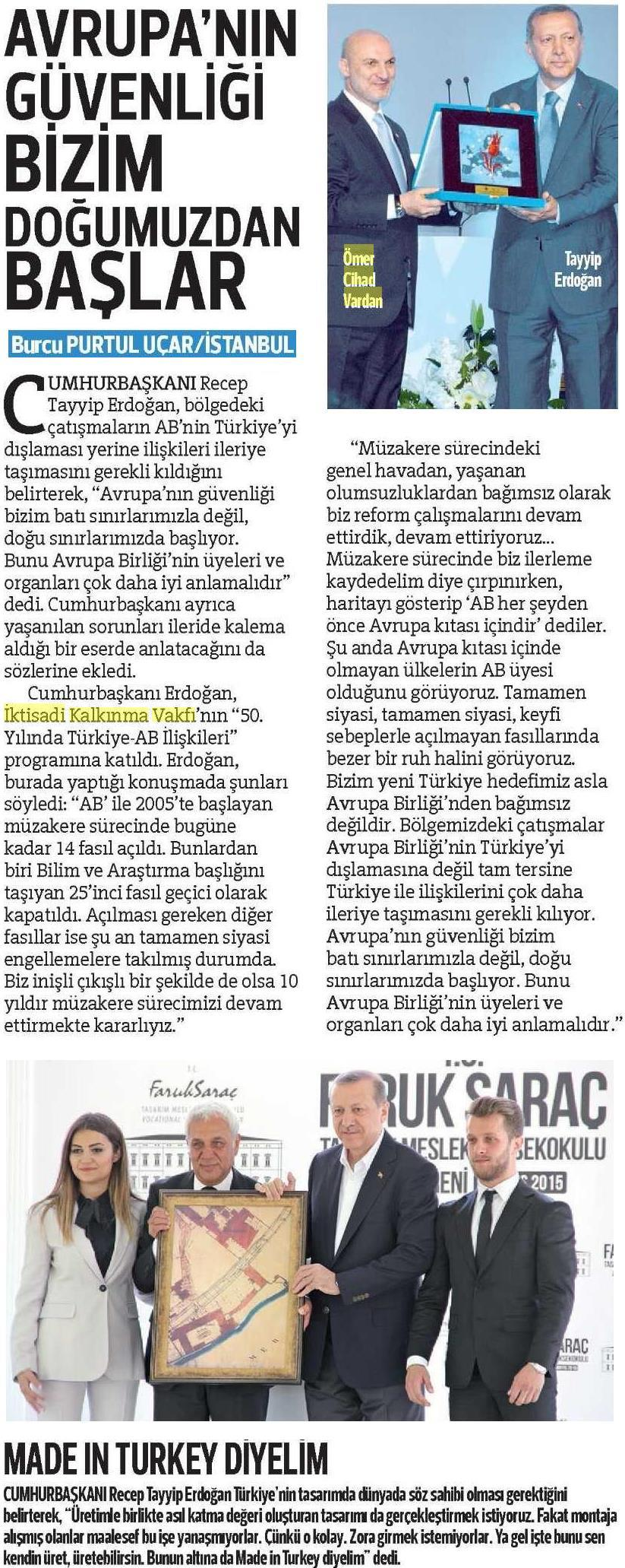 Yayın Adı : Hürriyet Yayın Tarihi : 10.05.