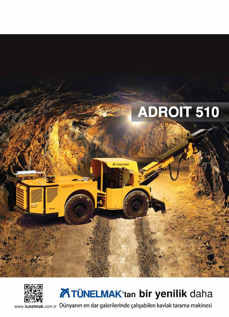 ISSN 1309-1670 Fiyat 8 TL 1 Eylül 2015 Yıl 7 Sayı 49 www.madencilik-turkiye.