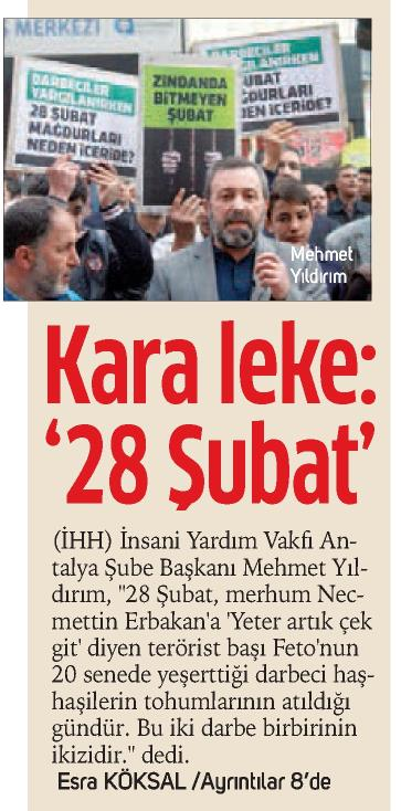 GAZETE BİR Tarih : 2.3.