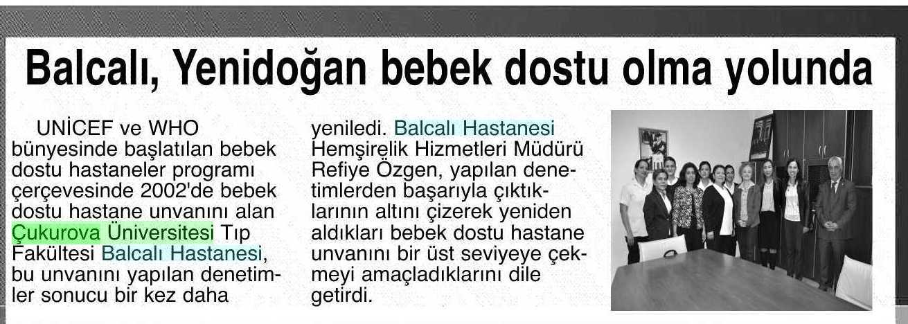 BALCALI, YENIDOGAN BEBEK DOSTU OLMA YOLUNDA Yayın Adı :