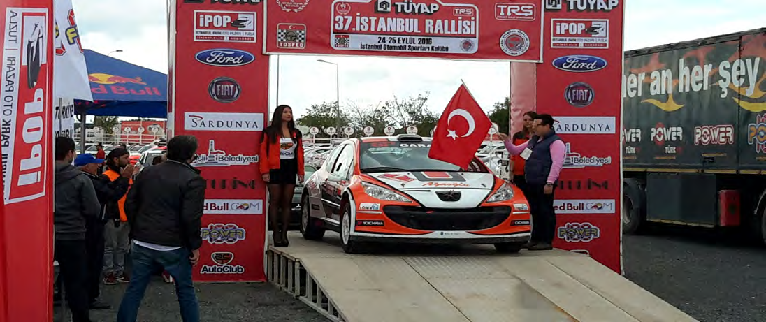 Intercity İstanbul Park Eylül Etkinlikleri TÜYAP 37. İSTANBUL RALLİSİ Türkiye Ralli Şampiyonası nda sezon finaline yaklaşırken, şampiyonlukların belirlenmesi adına büyük önem taşıyan sezonun 6.