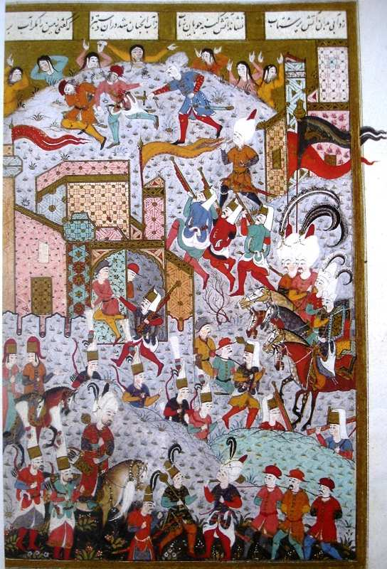 23- Kanunî Sultan Süleyman ın Rodos a Varışı: Süleymanname, Kanunî Sultan Süleyman dönemi, 1558,