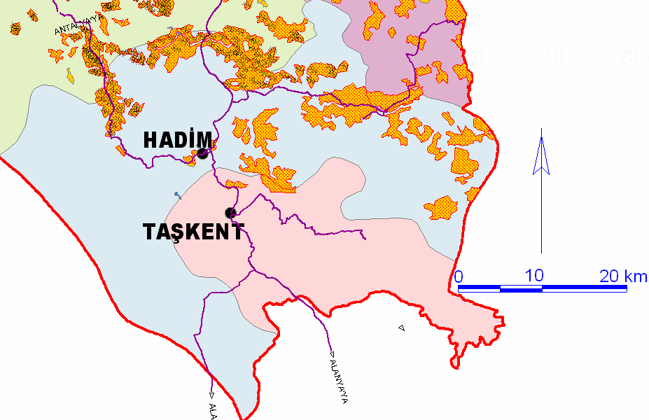 sorunlu tarım arazileri Şekil 4.18.