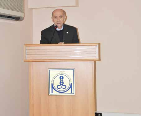 İstanbul Şube Yönetim Kurulu Başkanı Zeki Arslan konuşmasını İstanbul Şube çalışmaları hakkında bilgi vererek sonlandırdı.