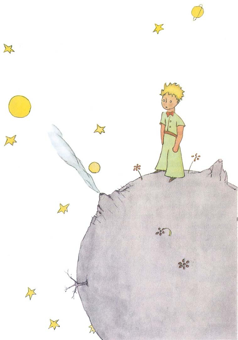 IV Böylece çok önemli bir şey daha öğrenmiş oluyordum: Demek Küçük Prens in gezegeni olsa olsa ev büyüklüğünde bir yerdi! Küçük Prens, kendi küçük gezegeni Asteroid B 612 de.