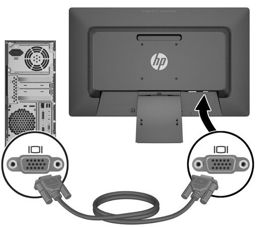 NOT: Monitör hem analog hem de dijital girişi destekler. Video modu kullanılan video kablosuyla belirlenir. Monitör, hangi girişlerde geçerli video sinyali olduğunu otomatik olarak belirler.