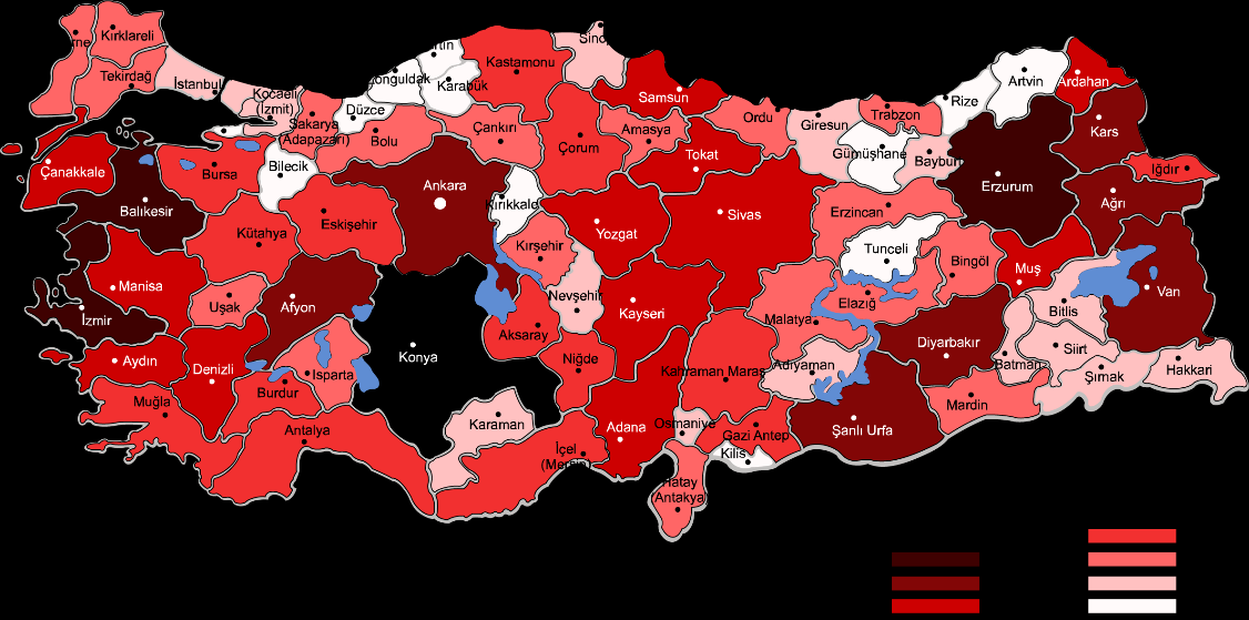 doğru bir hayvansal gübre yönetimi uygulamaması gösterilebilir. Türkiye nin hayvansal kaynaklı CH4 emisyon dağılım haritasına bakıldığında (Şekil 4.6) N2O emisyon haritasıyla (Şekil 4.