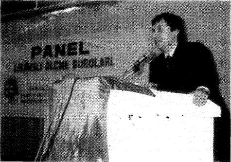 LİSAMSLI ÖLÇME BÜROLARI-PAMEÜ YAPILDI Devlet bakanı Sayın Aydın TÜMEN 12 Şubat 1999 tarihinde Ankara'da Odamız ile tapu Kadastro Müfettişleri derneğinin ortaklaşa düzenlemiş oldukları "Lisanslı Ölçme