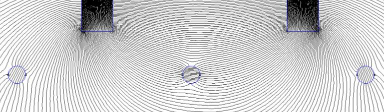 Bu sinyal bilgisayar ortamına aktarıldığında grafikler yardımıyla demir donatının konumu tespit edilebilmektedir. 2.3 Paralel ve Dik Okuma Şekil 2.1 ve Şekil 2.