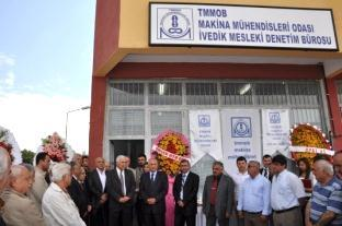 Tahsin Akbaba, MMO Ankara Şube YK Başkan Vekili Sadettin Özkalender, Şube YK Sekreter üyesi Şenol Karaca, Şube Sayman üyesi Alaaddin Eksin ve Şube YK üyesi Satılmış