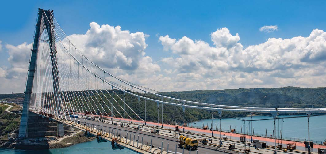 HABERLER NEWS Yavuz Sultan Selim Köprüsü nün betonu dünyanın en prestijli ödülünü aldı Akçansa, Amerikan Beton Enstitüsü tarafından her yıl düzenlenen ve beton dünyasındaki en yenilikçi projelerin