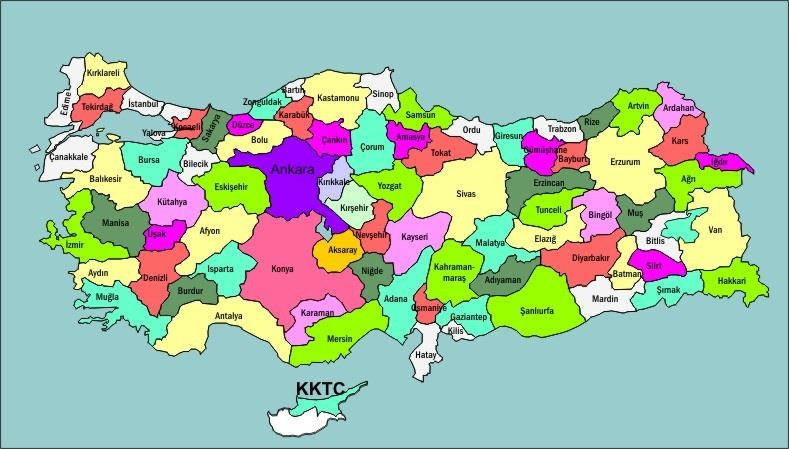 Antalya da merkez ilçeler dahil 19 ilçe, 19 belediye ve 539 köy bulunmaktadır. Antalya ilinin nüfusu, 2012 Adrese Dayalı Nüfus Kayıt Sistemi sonuçlarına göre 2.