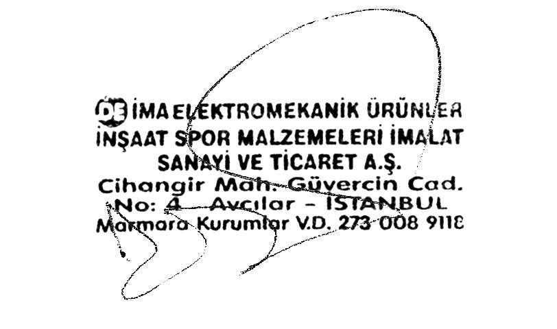 Garanti Belge No : 78718 SSHY Belge No : 35274 THALATÇI F RMA Ünvanı - ST 2412 EKMEK KIZARTMA MAK NASI - - G ARANT BELGES - : DE MA ELEKTROMEKAN K ÜRÜNLER Nfi. SPOR MALZ. MALAT SAN. ve T C. A.fi. Adresi : Cihangir Mah.