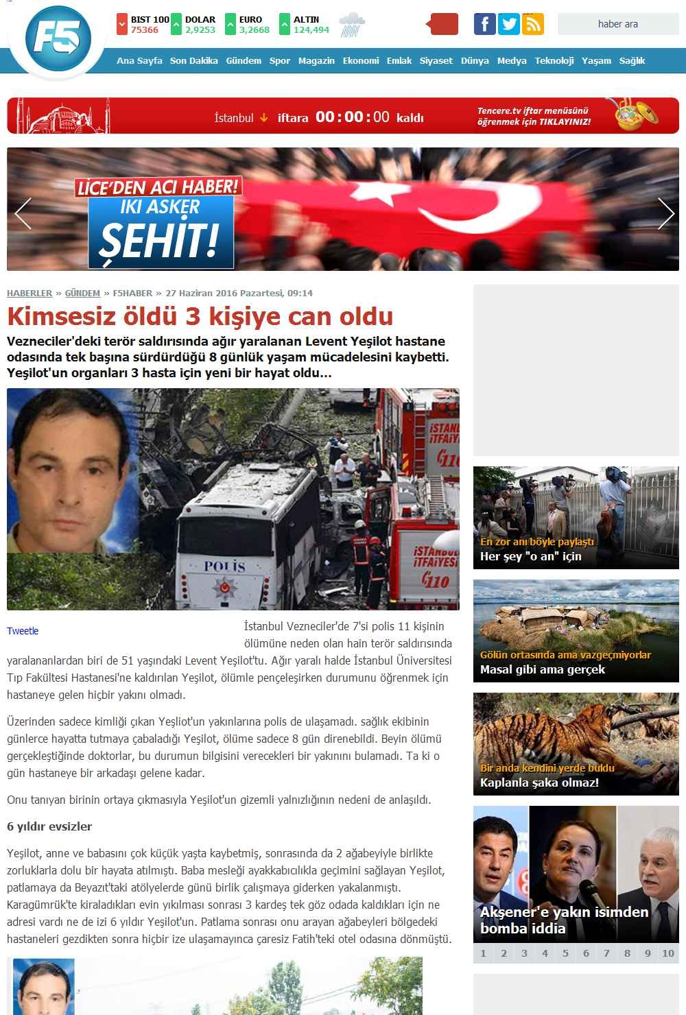 Portal Adres KIMSESIZ ÖLDÜ 3 KISIYE CAN OLDU : www.f5haber.com İçeriği : Gündem Tarih : 27.