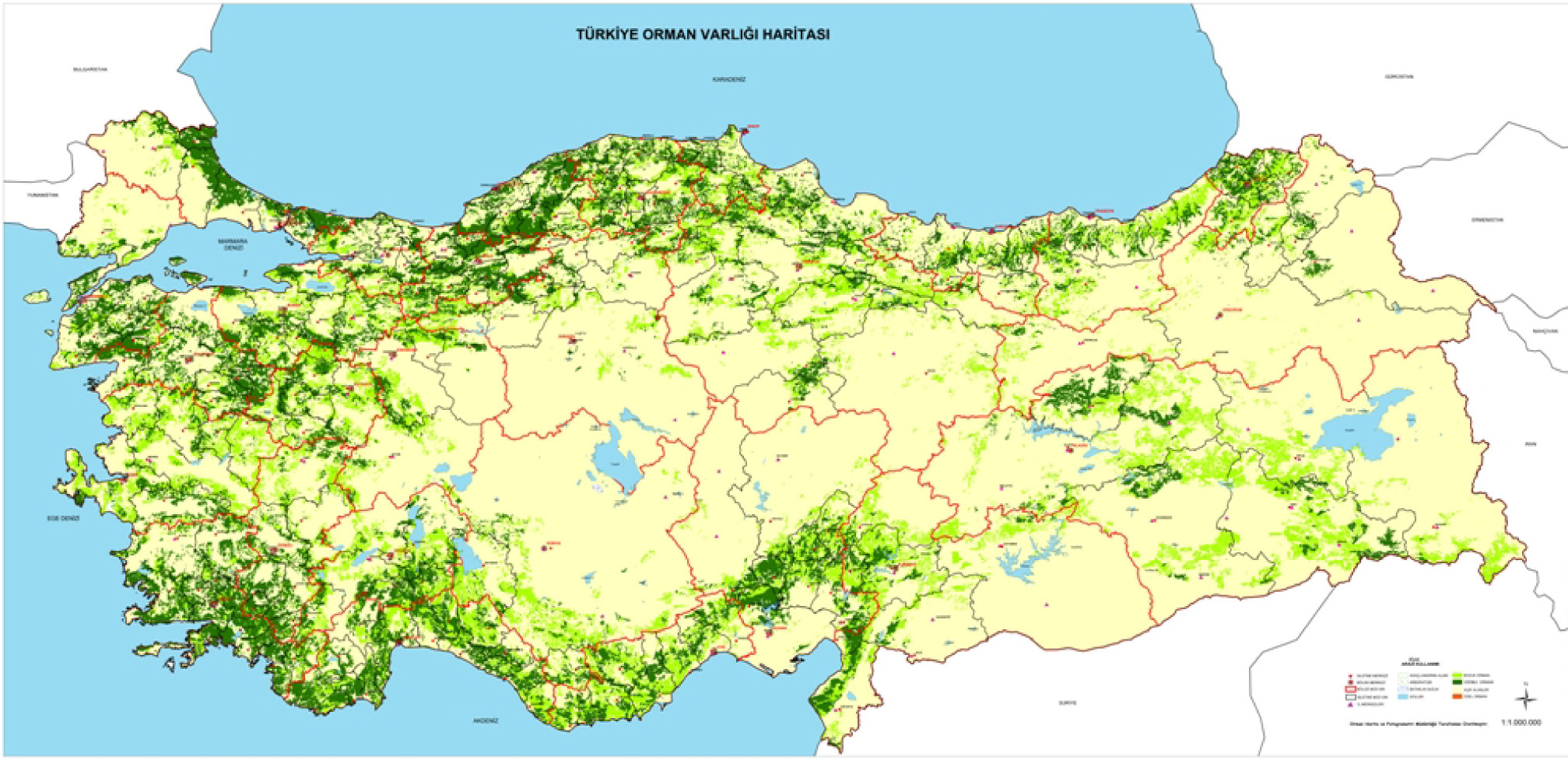 Tablo 36 İllerde Meydana Gelen Orman Yangınları (2013-2014) Harita 9 Orman Haritası Orman Yangınları 2013 yılı 2014 yılı Adet Hektar Adet Hektar Kütahya 90 71,6 12 9,4 Afyonkarahisar 46 82,8 11 16,2