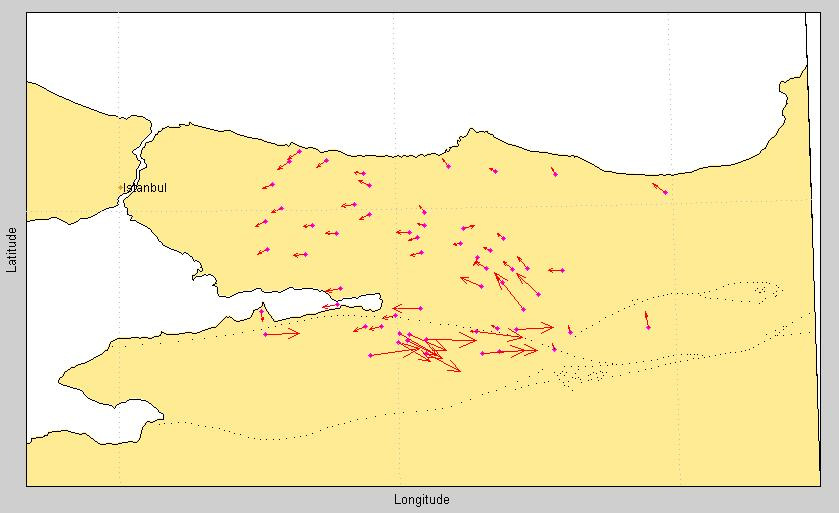 5 Şekil B-36 Fayın varlığı bilinmeksizin 1'er derecelik artımlarla F23-H25