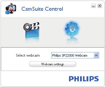 6 Özellikler 1 Philips CamSuite denetim masasında öğesini 2 [Web kamerası