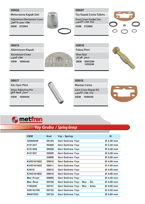 00639 Kaliper Ayar Mekanizması (Sol) Caliper Adjustment Mechanim (Left) Arka MCK1111 SJ4102 3092265 85102095 00640 Kaliper Ayar Mekanizması (Sağ) Caliper Adjustment Mechanim (Right) Arka MCK1112