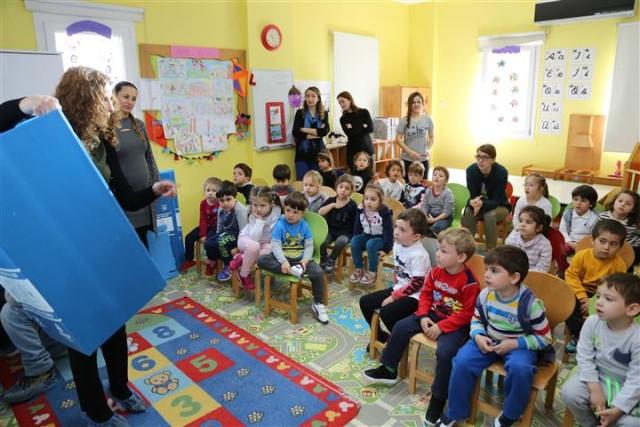 Yönetim Planı kapsamında, anaokulu ve ilkokul öğrencilerine eğitimlere devam edeceklerini belirtti.