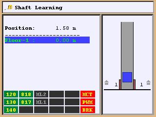 learning in the menu and press Enter button. You can run shaft learning procedure pressing by F2 button.