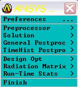 3. Ansys Graphics : Modelin oluşturulduğu ve üzerinde çalışılan ekrandır. 4.