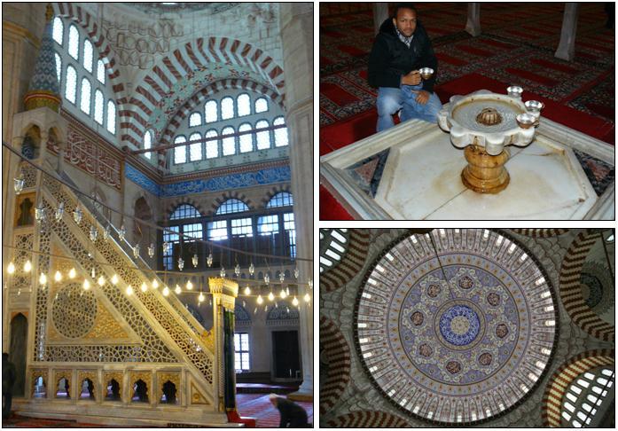 248 Fotoğraf 2.71. Selimiye Camii İçinden Farklı Görünümler. Bayezit Camii ve Külliyesi: Tunca Nehri kıyısında bulunan külliye, Edirne nin en önemli yapıtlarındandır. Sultan II.