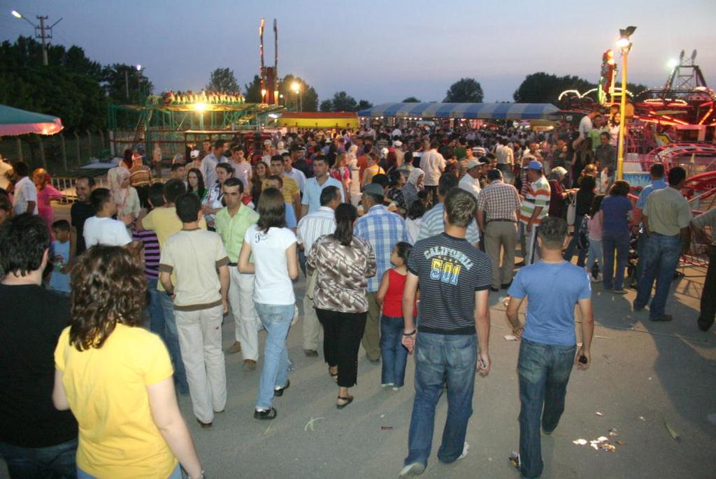 275 Fotoğraf 2.94. Kırkpınar Panayırı ve Lunapark Alanından Bir Görünüm.