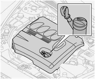 Motor yağının ve yağ filtresinin kontrol edilmesi Seviye çubuğu, benzinli motorlar Seviye çubuğu, dizel motor. Volvo yağ ürünlerini tavsiye etmektedir.