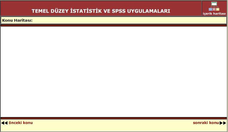 73 uygulanması anlatılmıştır. Geliştirilen doğrusal, hiyerarşik, çapraz-hiyerarşik ve ağ hiperortam yapıları içerik olarak aynı olmakla birlikte gezinim özelliklerinde farklılıklar bulunmaktadır.