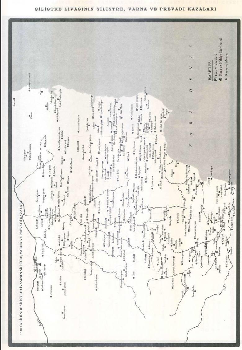 149 HARİTA-1 Silistre Sancağına Ait Haritalar 489 489 Haritaların tamamı, Başbakanlık Osmanlı Arşivi nin yayınlamış olduğu 370 Numaralı