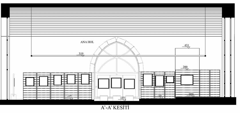 61 Şekil 4.10. A -A kesiti Şekil 4.11.