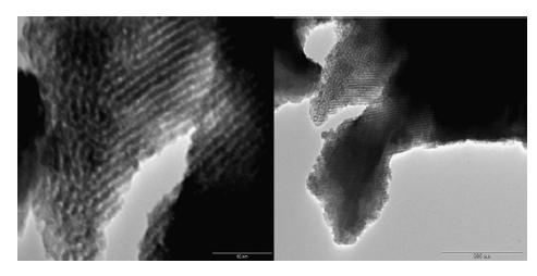 ph<<1,0 değerinde sentezlenen SBA-15 malzemesinin SEM fotoğraflarında homojen boyutlarda halat gibi uzamış partiküllerden oluştuğu görülmüştür.