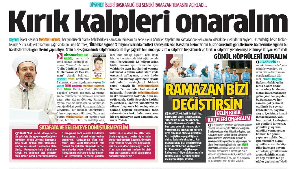 MİLLİ GAZETE Tarih : 03.06.