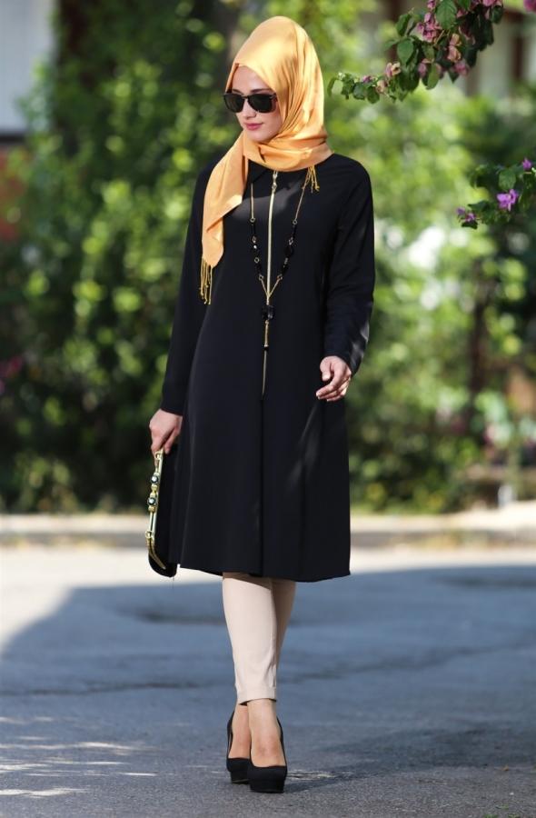 6ZRY05018001 - A93 SİYAH tunik