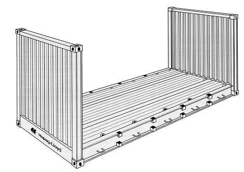 yoktur. Standart ve üstü açık konteynerlere sığmayan yüklerin taşınmasında kullanılır.