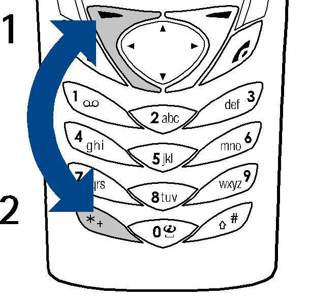 Tuþ takýmý kilidi (Tuþ kilidi) Tuþ takýmýný kilitleyerek, örneðin, telefonu çantanýzda taþýrken tuþlara yanlýþlýkla basýlmasýný önleyebilirsiniz.