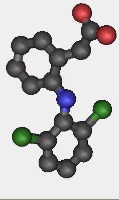 3 de diklofenak-sodyum etken maddesi ve yapısal formülü Çizelge 3.2 de ise fiziksel-kimyasal ve diğer özellikleri verilmiştir.