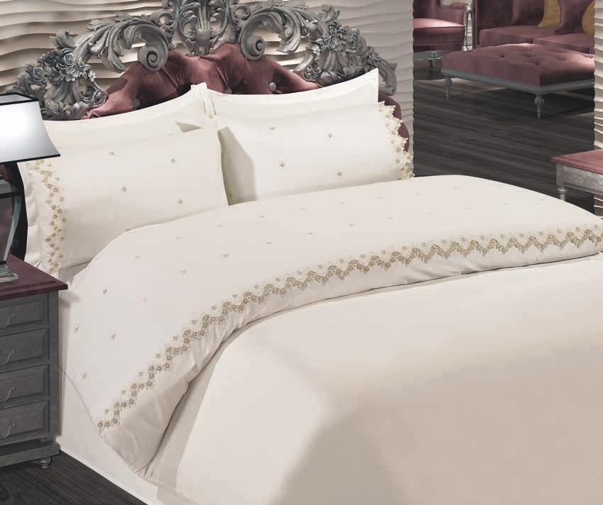 Bella Double Bed Duvet Set Çift Kişilik Nevresim Takımı Nevresim/Duvet: 200 x 220 cm t Çarşaf/Sheet: 240 x 260 cm Yastık