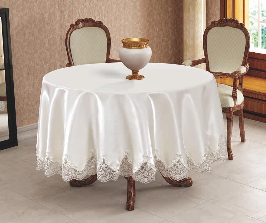 66 Violette Tablecloth Masa örtüsü Dantel