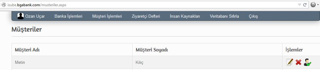 BGA BANK WEB GÜVENLIK TESTLERI UYGULAMA KITABı 29 Şekil 24. Sonuç Diğer veritabanları üzerinden denemeler yapılabilir.