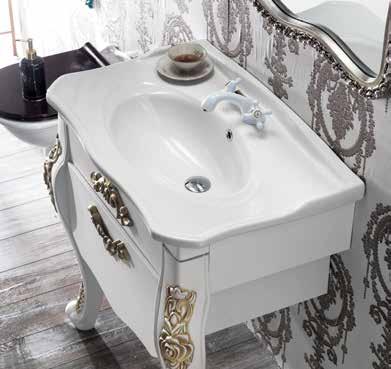 348 034700-u Royal Etajerli Lavabo 80 x 50 cm 18 283 *