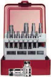 64. /6" TORX BİTS TAKIMI - 3 PARÇA Tornavida uçları: TORX bits delikli uzunluk mm TXB0 TXB TXB7 TXB30 TXB40 TXB4 TXB TXB TORX