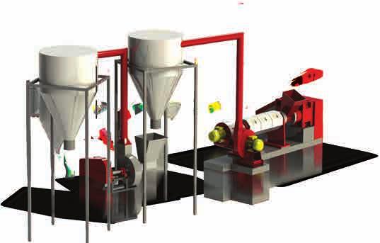 YYPE-AYPE HAVALI KESME MAKİNESİ HDPE-LDPE GRANULE MACHINE EAGLE 100-130-200-220 TR YPE-AYPE temiz ambalaj malzemelerin ve telef olan atık filmlerin kırma ve aglomer aşamalarından geçmeden KARTAL