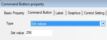 Bu işlemi yaptıktan sonra Command Button Property seçeneği ile Run ve Stop işlemi için atanılan butonlara önce aşağıdaki ayarlamalar yapılmaktadır.