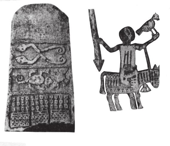 57- Afyon, 14. yy. başı koç şeklinde mezar taşı (Esin 2006: 315. fot.