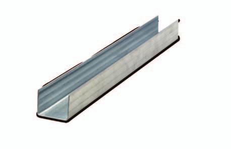 TU PROFiLi TU profili COREX asma tavan ve giydirme duvar sistemlerinin yapımında kullanılan galvanizli çelik sac profillerdir.