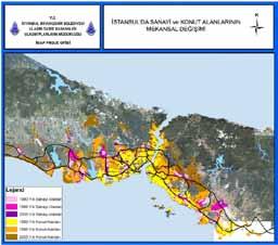 Aynı zamanda Boğaziçi ve FSM köprülerinin kentsel alan üzerindeki etkileri ve köprülerden geçen araçların yıllara göre değişimi incelenerek yaka geçişi analizleri yapılmıştır.