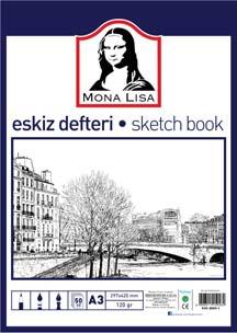 Eskiz Defteri sketch book BN05-3 BN05-4 BN05-5 Monalisa Eskiz