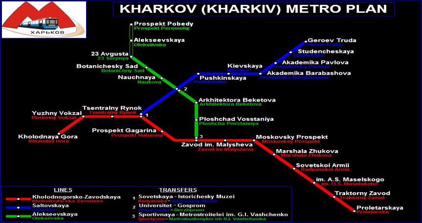 Harkov şehri yaşam masrafı : Yurtta kalan bir öğrencinin gıda ve sosyal hayat bütçesi Aylık 150 $ -250 $ arasında değişmektedir Ulaşım metro ve Metro