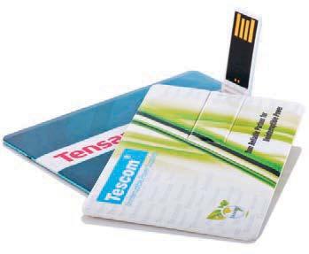 MUSB-101 Kart Şeklinde USB Bellek Materyal: Polikrom, Plastik Net Ağırlık: 15 g Boyutlar: 86 x 54 x 1 mm Baskı Seçenekleri: U.